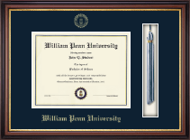 William Penn University Tassel Diploma Frame in Regency Gold