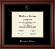 Westmont College Gold Embossed Diploma Frame in Cambridge