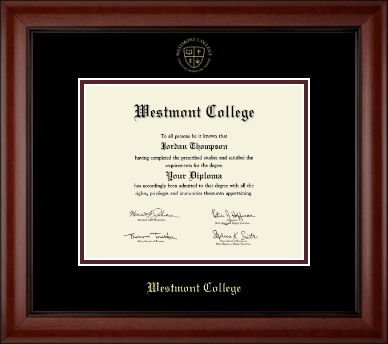 Westmont College diploma frame - Gold Embossed Diploma Frame in Cambridge