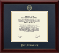Yale University diploma frame - Personalized Gold Embossed Diploma Frame in Gallery