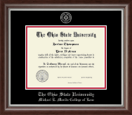 The Ohio State University diploma frame - Silver Embossed Diploma Frame in Devonshire