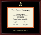 East Central University diploma frame - Gold Embossed Diploma Frame in Camby
