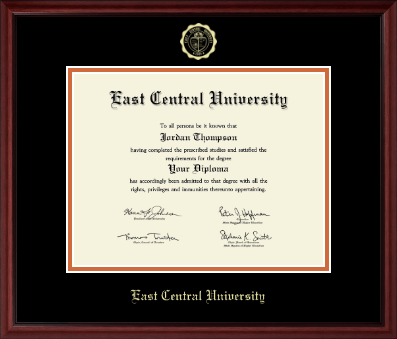 East Central University diploma frame - Gold Embossed Diploma Frame in Camby