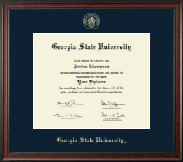 Gold Embossed Diploma Frame