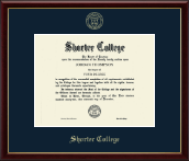Shorter College diploma frame - Gold Embossed Diploma Frame in Galleria