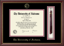The University of Alabama Tuscaloosa Tassel Edition Diploma Frame in Newport