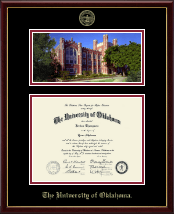 The University of Oklahoma diploma frame - Campus Scene Diploma Frame in Galleria