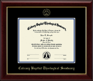 Calvary Baptist Theological Seminary Gold Embossed Diploma Frame in Gallery