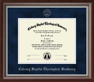 Calvary Baptist Theological Seminary diploma frame - Silver Embossed Diploma Frame in Devonshire