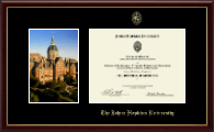 Johns Hopkins University certificate frame - Campus Scene Certificate Frame in Galleria