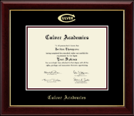 Culver Academies diploma frame - Gold Embossed Diploma Frame in Gallery