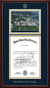 United States Naval Academy diploma frame - Campus Scene Diploma Frame - Aerial View in Galleria