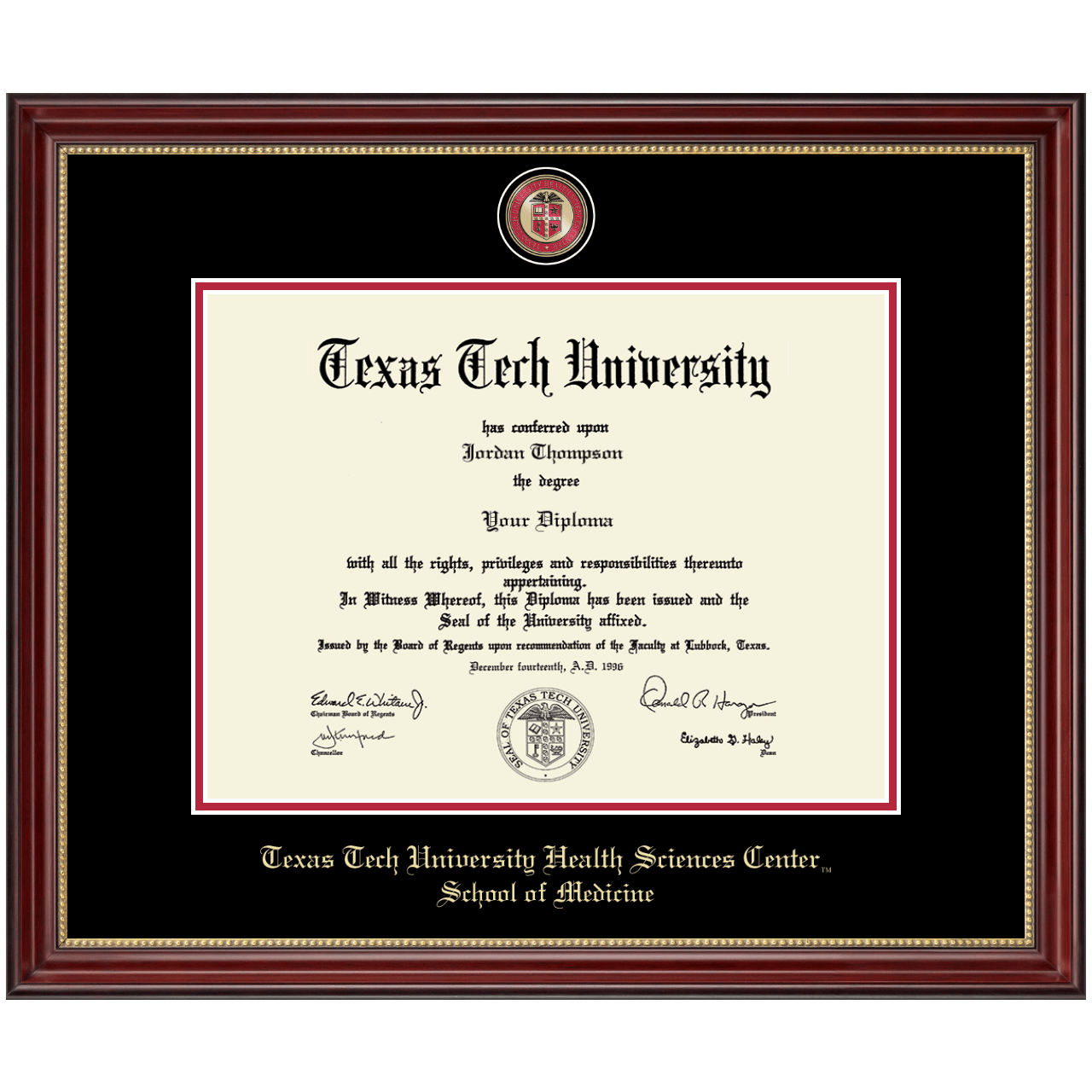 phd-masterpiece-medallion-diploma-frame-in-kensington-gold-texas-tech