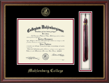 Muhlenberg College Tassel Edition Diploma Frame in Newport