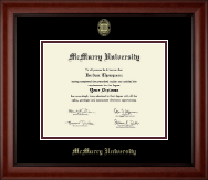 McMurry University Gold Embossed Diploma Frame in Cambridge