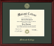 Midland College Gold Embossed Diploma Frame in Camby