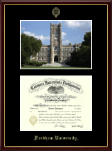 Fordham University diploma frame - Campus Scene Diploma Frame in Galleria