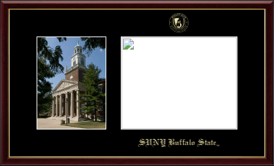 Buffalo State College diploma frame - Campus Scene Diploma Frame in Galleria