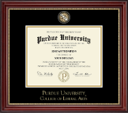 Purdue University diploma frame - Masterpiece Medallion Diploma Frame in Kensington Gold