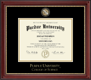 Purdue University diploma frame - Masterpiece Medallion Diploma Frame in Kensington Gold