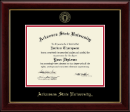 Arkansas State University at Jonesboro Gold Embossed Diploma Frame in Gallery