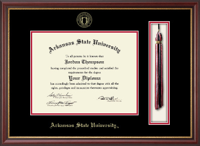 Arkansas State University at Jonesboro diploma frame - Tassel & Cord Diploma Frame in Newport