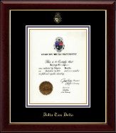 Delta Tau Delta Fraternity certificate frame - Embossed Certificate Frame in Gallery