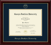 Georgia Southern University Gold Embossed Diploma Frame in Gallery