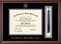 Northwestern State University diploma frame - Tassel Diploma Frame in Newport