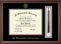 St. Bonaventure University diploma frame - Tassel & Cord Diploma Frame in Newport