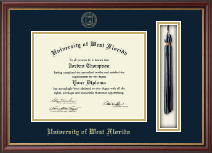 University of West Florida diploma frame - Tassel Diploma Frame in Newport