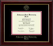 Arkansas State University Beebe diploma frame - Gold Embossed Diploma Frame in Gallery