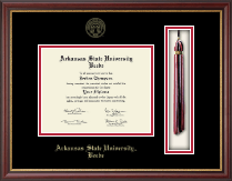 Arkansas State University Beebe diploma frame - Tassel & Cord Diploma Frame in Newport