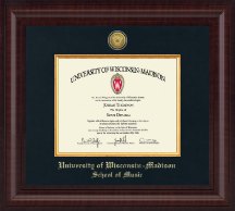 University of Wisconsin Madison diploma frame - Presidential Gold Engraved Diploma Frame in Premier
