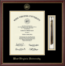 West Virginia University diploma frame - Tassel Edition Diploma Frame in Newport