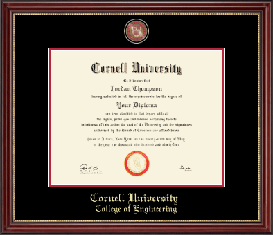 Cornell University diploma frame - Masterpiece Medallion Diploma Frame in Kensington Gold