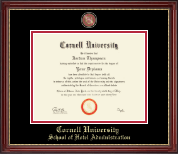 Cornell University Masterpiece Medallion Diploma Frame in Kensington Gold