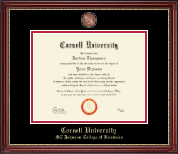 Cornell University Masterpiece Medallion Diploma Frame in Kensington Gold
