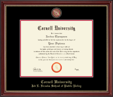Cornell University diploma frame - Masterpiece Medallion Diploma Frame in Kensington Gold