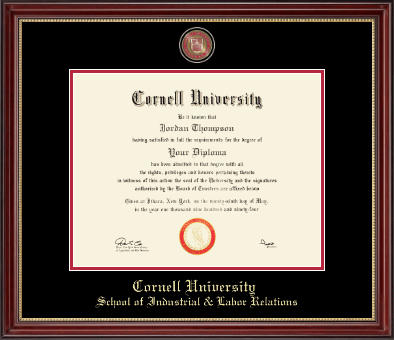 Cornell University diploma frame - Masterpiece Medallion Diploma Frame in Kensington Gold