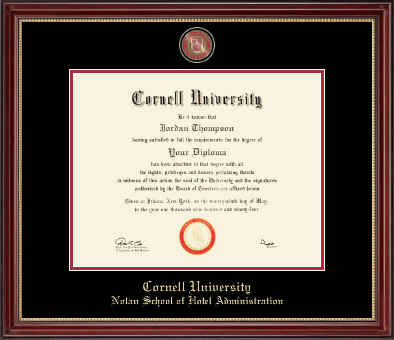 Cornell University diploma frame - Masterpiece Medallion Diploma Frame in Kensington Gold