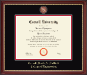 Cornell University diploma frame - Masterpiece Medallion Diploma Frame in Kensington Gold