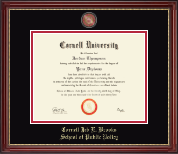 Cornell University diploma frame - Masterpiece Medallion Diploma Frame in Kensington Gold