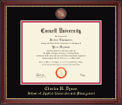 Cornell University diploma frame - Masterpiece Medallion Diploma Frame in Kensington Gold