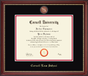 Cornell University diploma frame - Masterpiece Medallion Diploma Frame in Kensington Gold