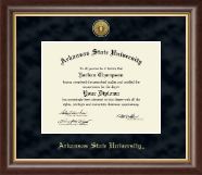 Arkansas State University at Jonesboro diploma frame - Gold Engraved Medallion Diploma Frame in Hampshire