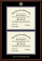 East Carolina University diploma frame - Double Diploma Frame in Galleria