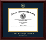 Florida International University Gold Embossed Diploma Frame in Gallery