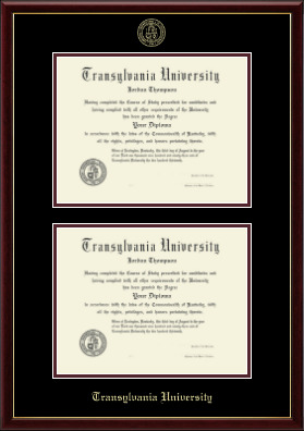 Transylvania University diploma frame - Double Diploma Frame in Galleria