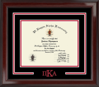 Pi Kappa Alpha Greek Letters Certificate Frame in Encore
